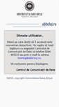 Mobile Screenshot of itech.ubbcluj.ro