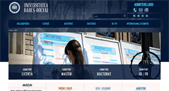 Desktop Screenshot of admitere.ubbcluj.ro
