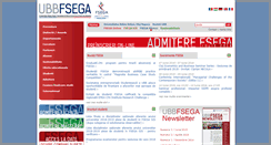 Desktop Screenshot of econ.ubbcluj.ro