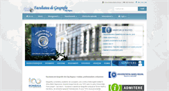 Desktop Screenshot of geografie.ubbcluj.ro