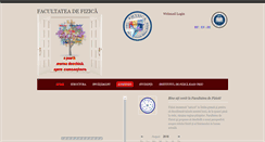 Desktop Screenshot of phys.ubbcluj.ro