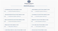 Desktop Screenshot of granturi.ubbcluj.ro